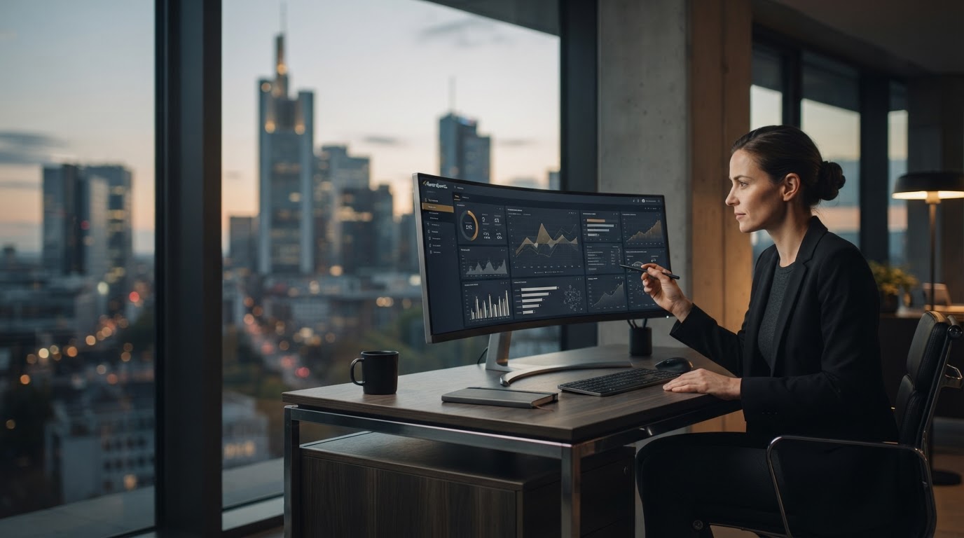 Raven Quantis data visualization of market volatility smoothed by algorithmic entry timing
